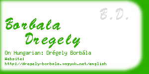 borbala dregely business card